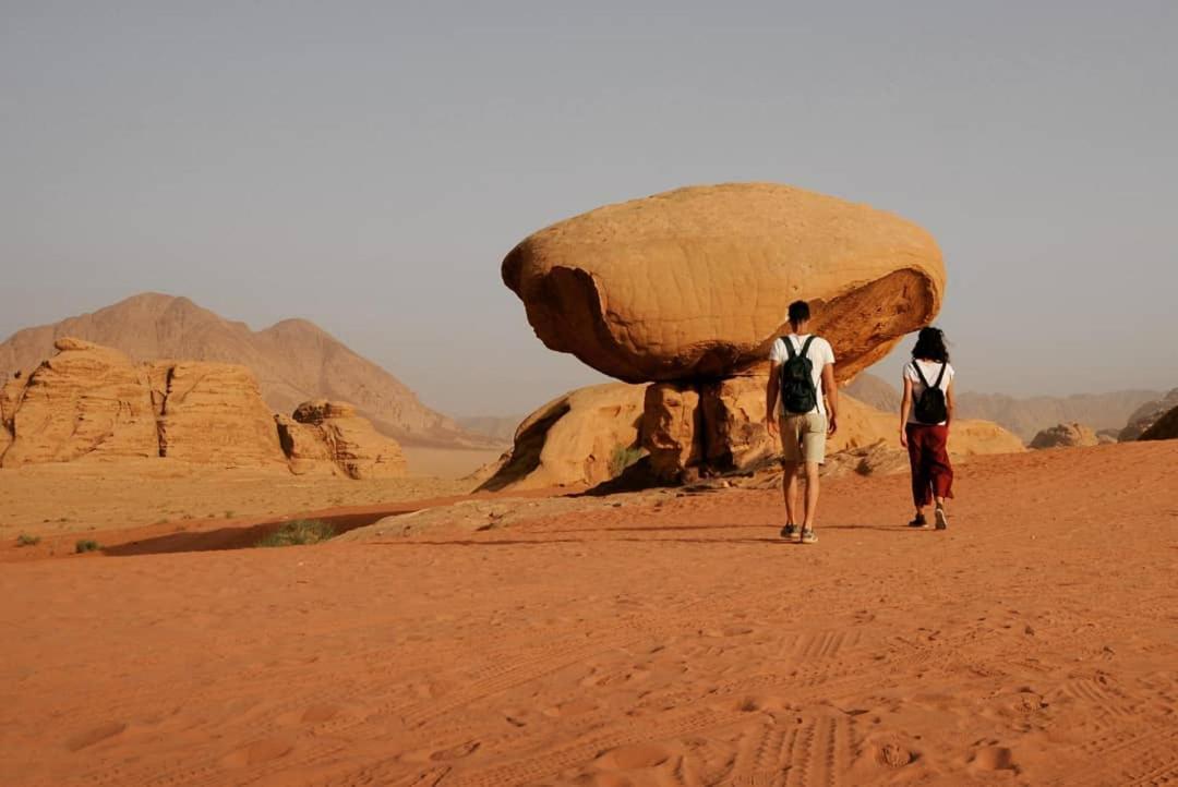 مبيت وإفطار وادي رم Moon City Camp المظهر الخارجي الصورة